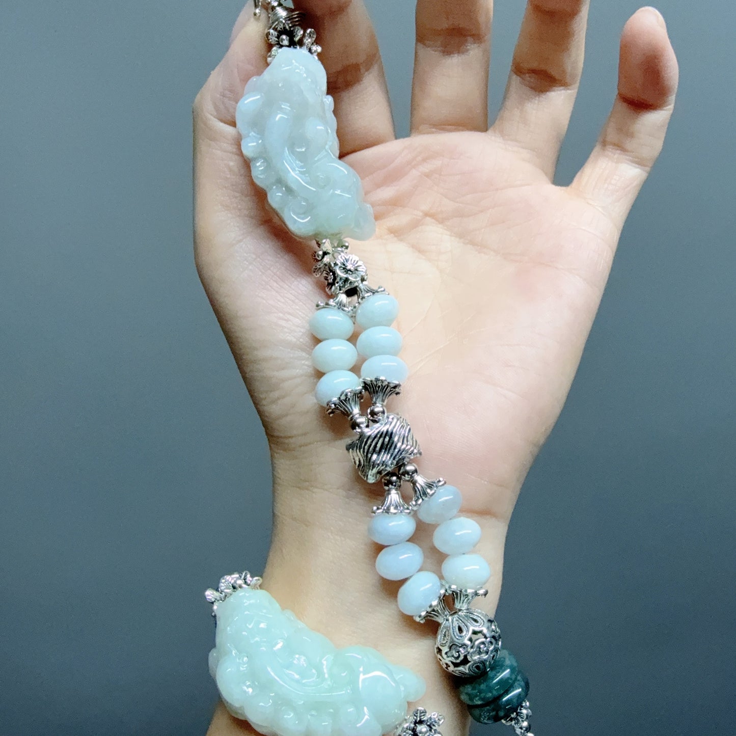 001 Large beads, high quality bracelet.