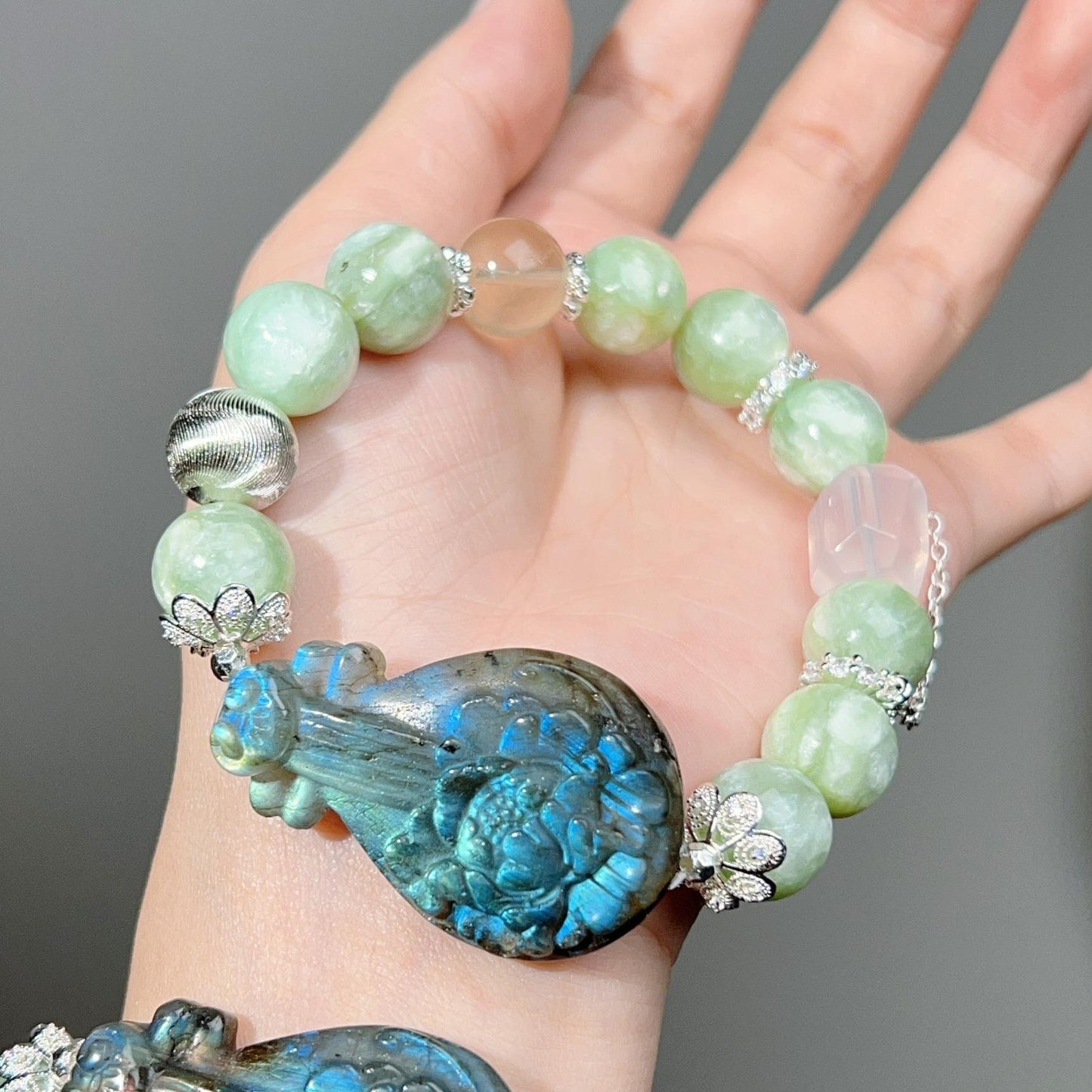 001 Large beads, high quality bracelet.