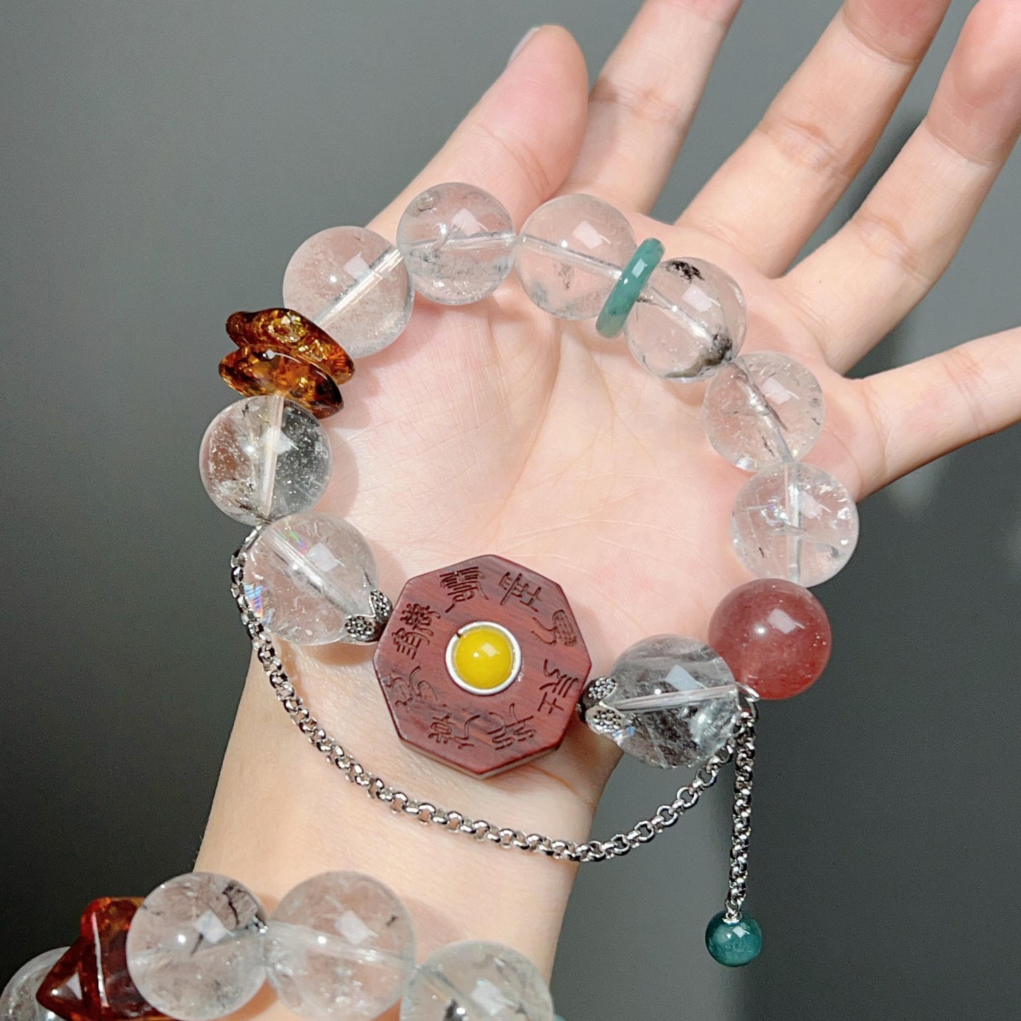 001 Large beads, high quality bracelet.
