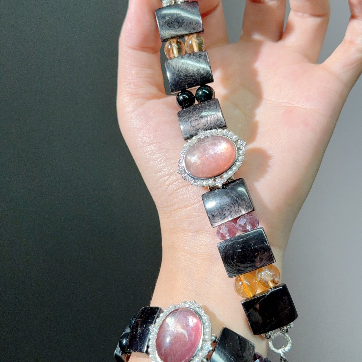001 Large beads, high quality bracelet.