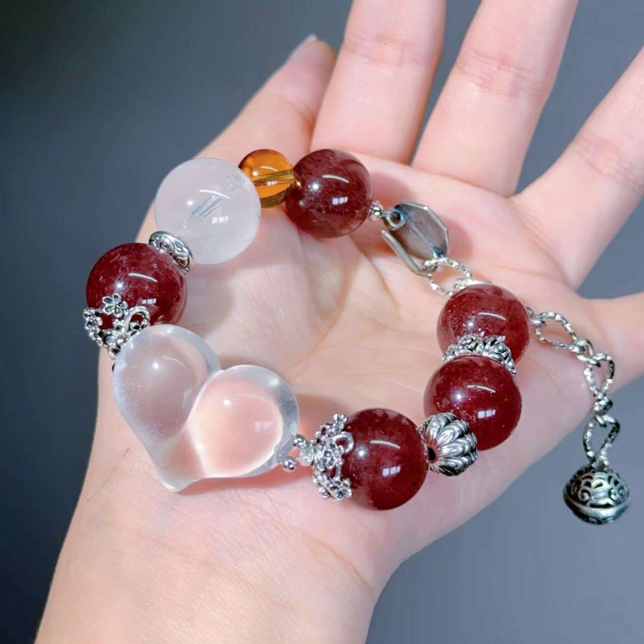 001 Large beads, high quality bracelet.