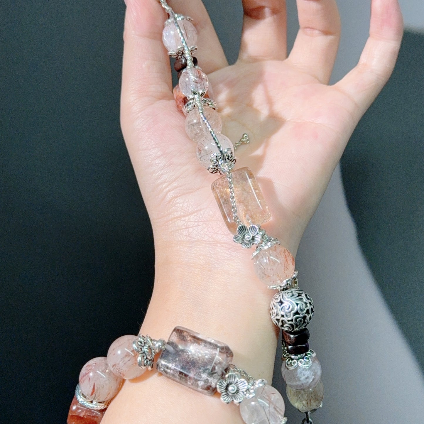 001 Large beads, high quality bracelet.