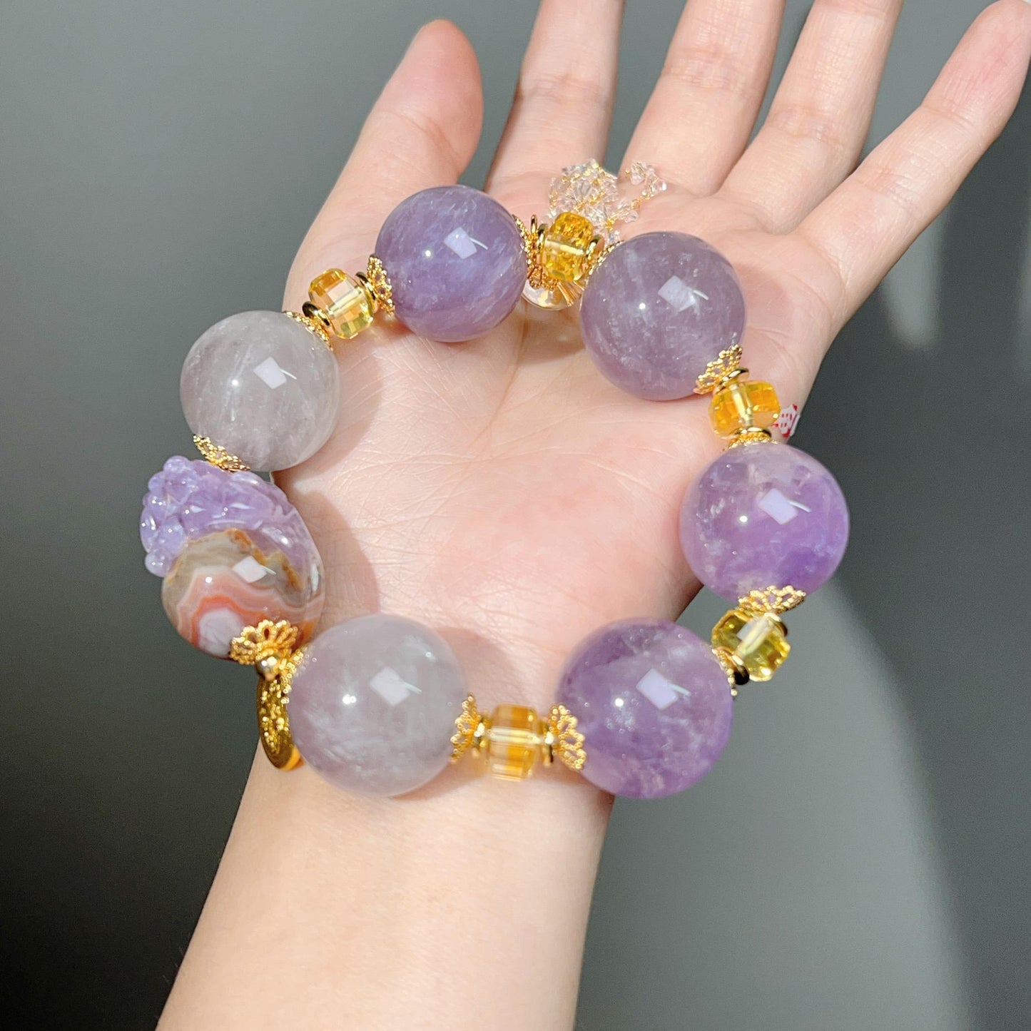 001 Large beads, high quality bracelet.