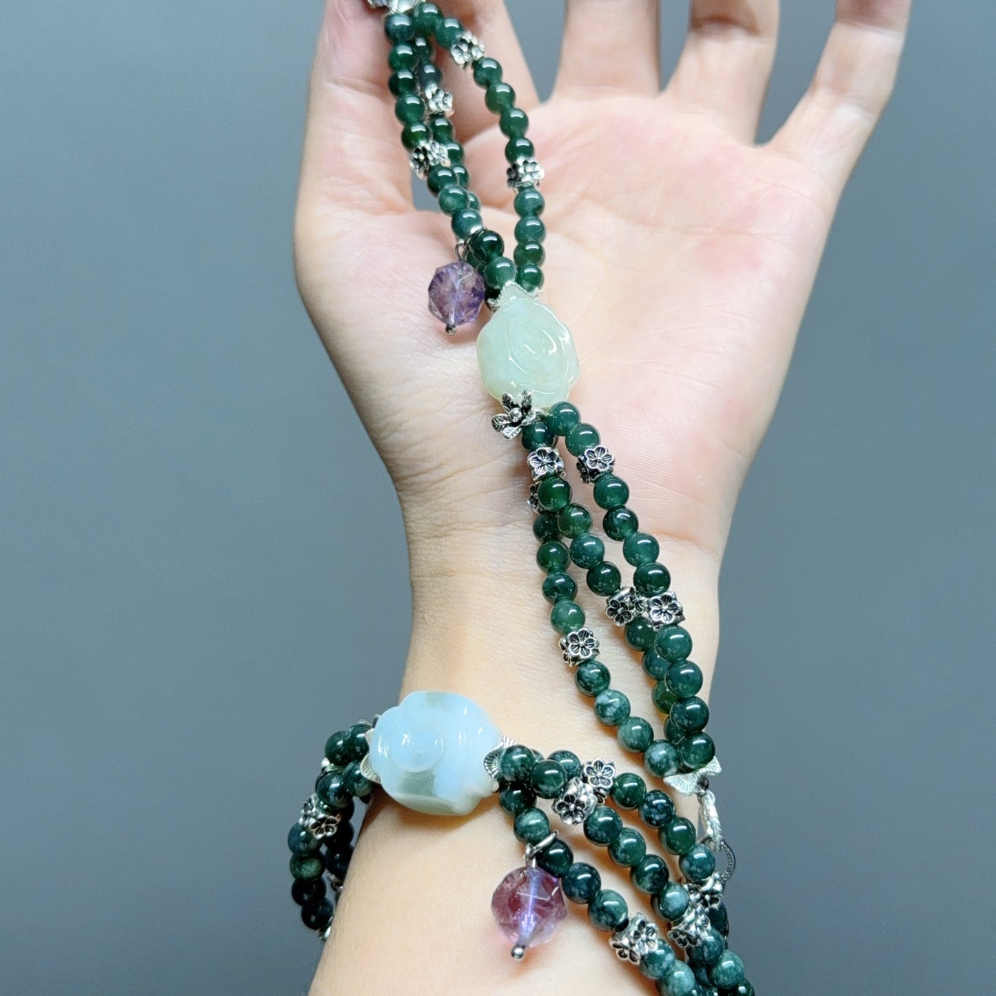001 Large beads, high quality bracelet.