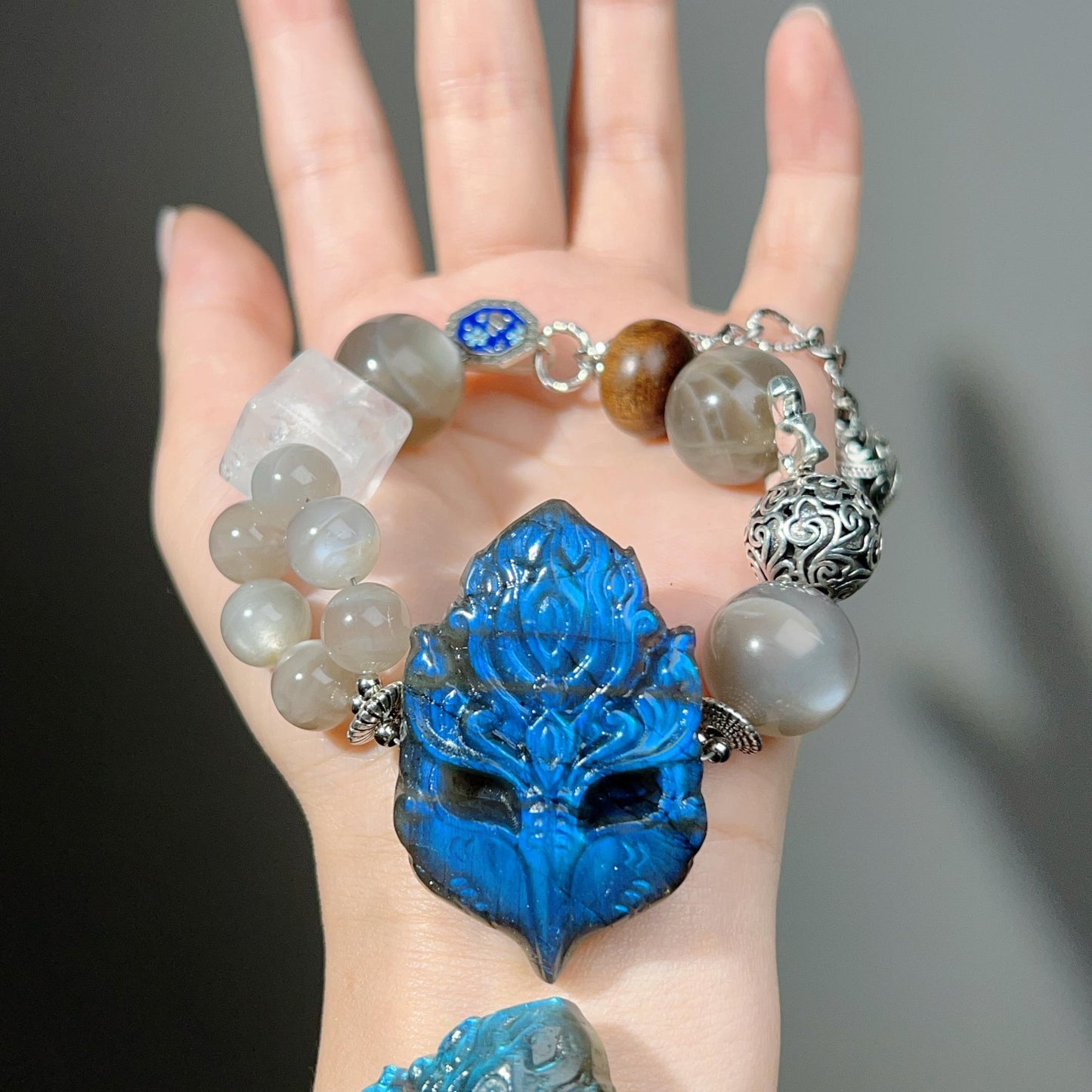 001 Large beads, high quality bracelet.