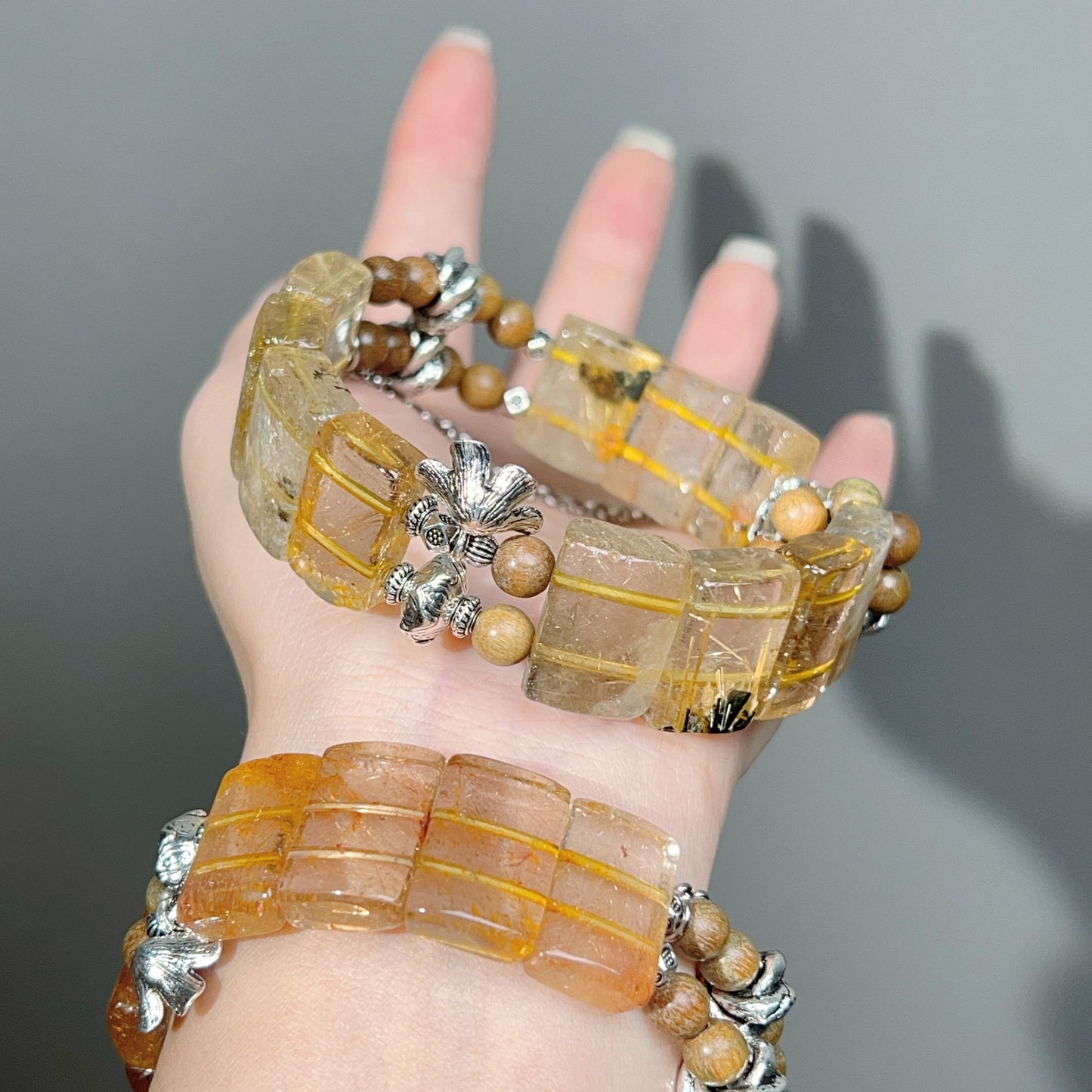 001 Large beads, high quality bracelet.