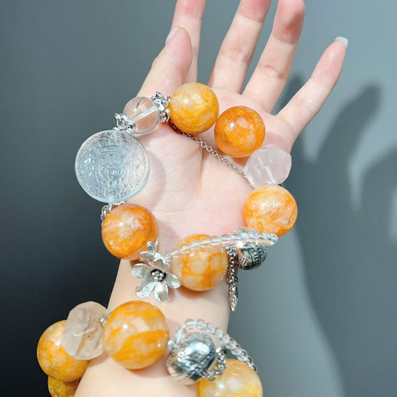 001 Large beads, high quality bracelet.