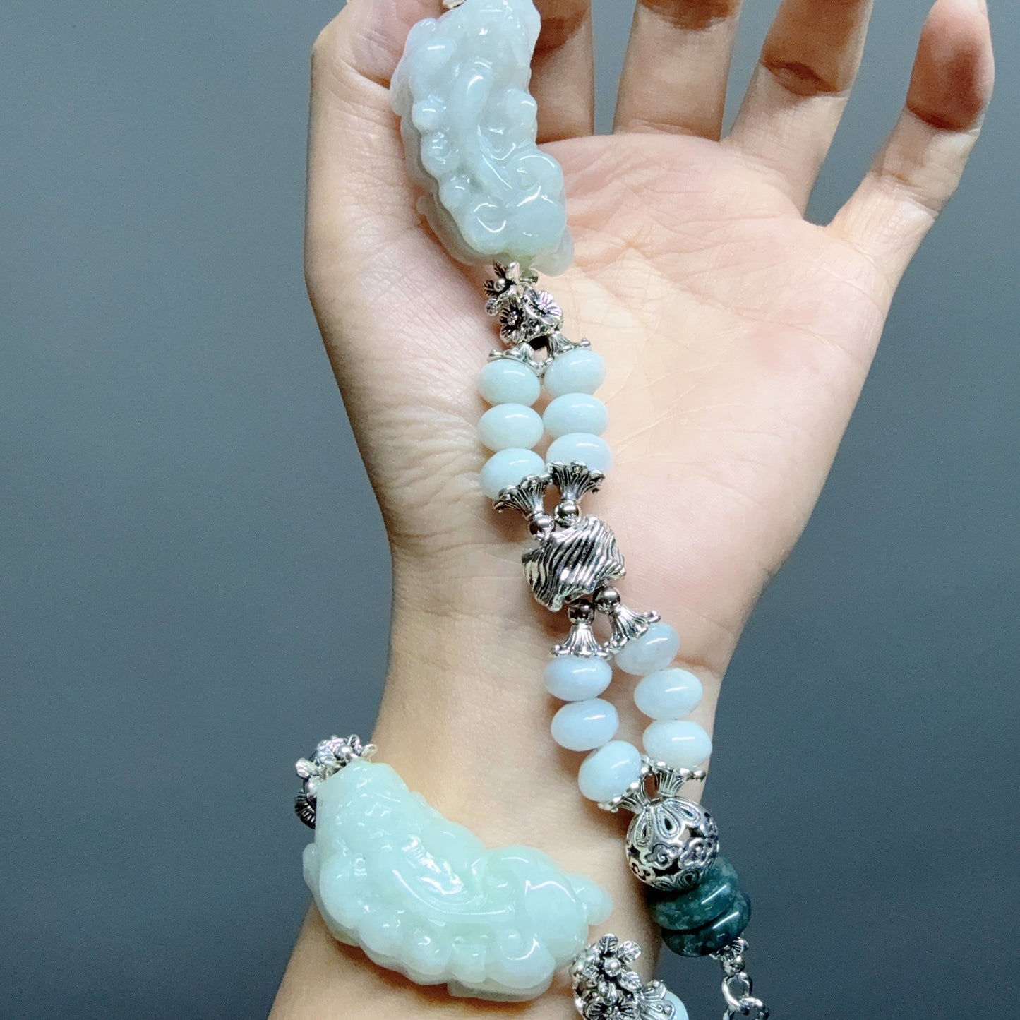 001 Large beads, high quality bracelet.