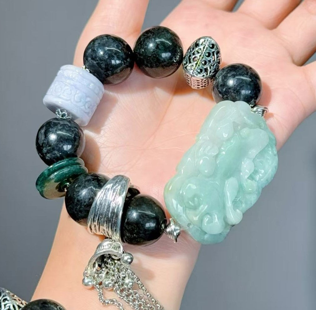 001 Large beads, high quality bracelet.