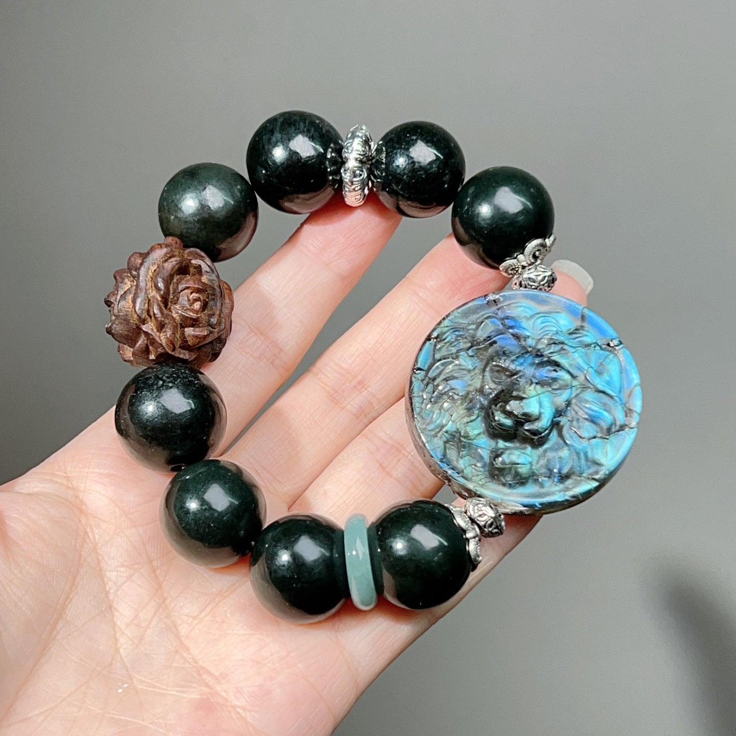 001 Large beads, high quality bracelet.