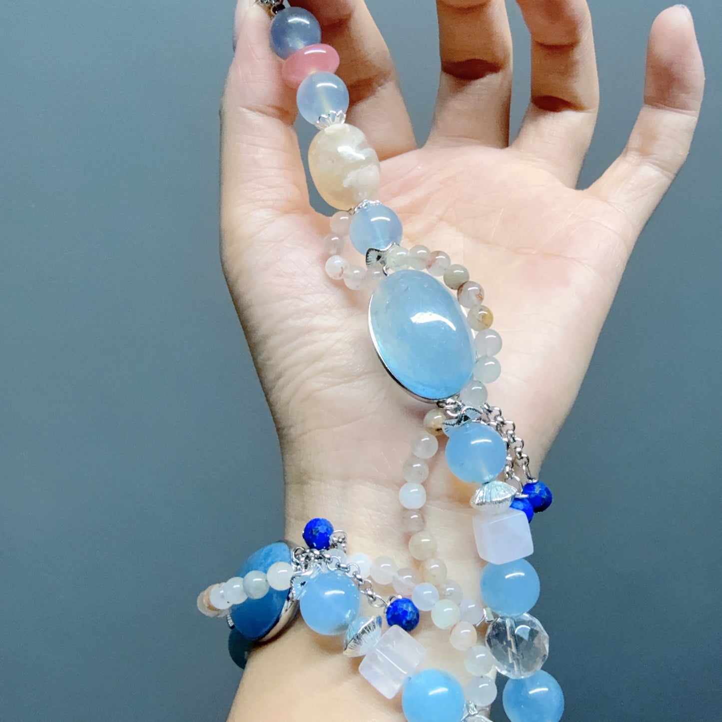 001 Large beads, high quality bracelet.