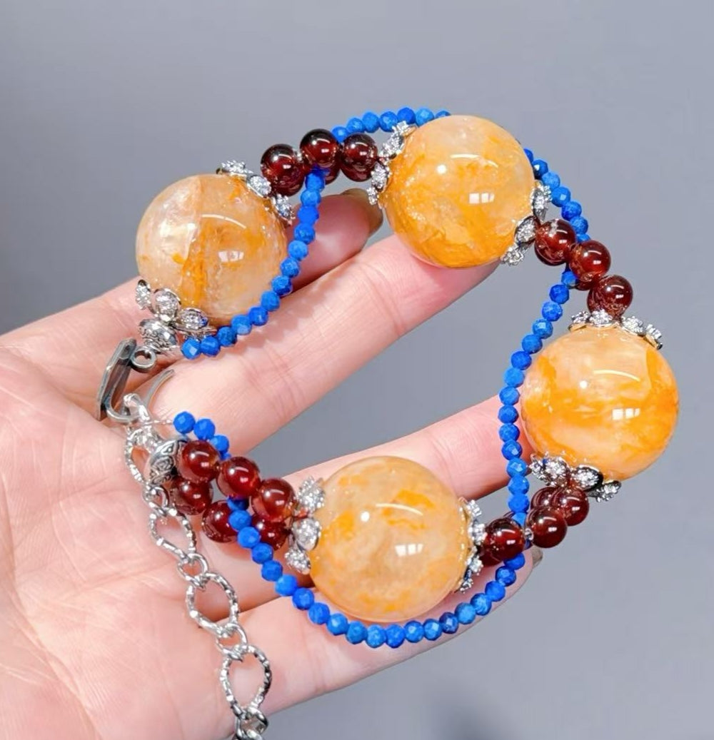 001 Large beads, high quality bracelet.