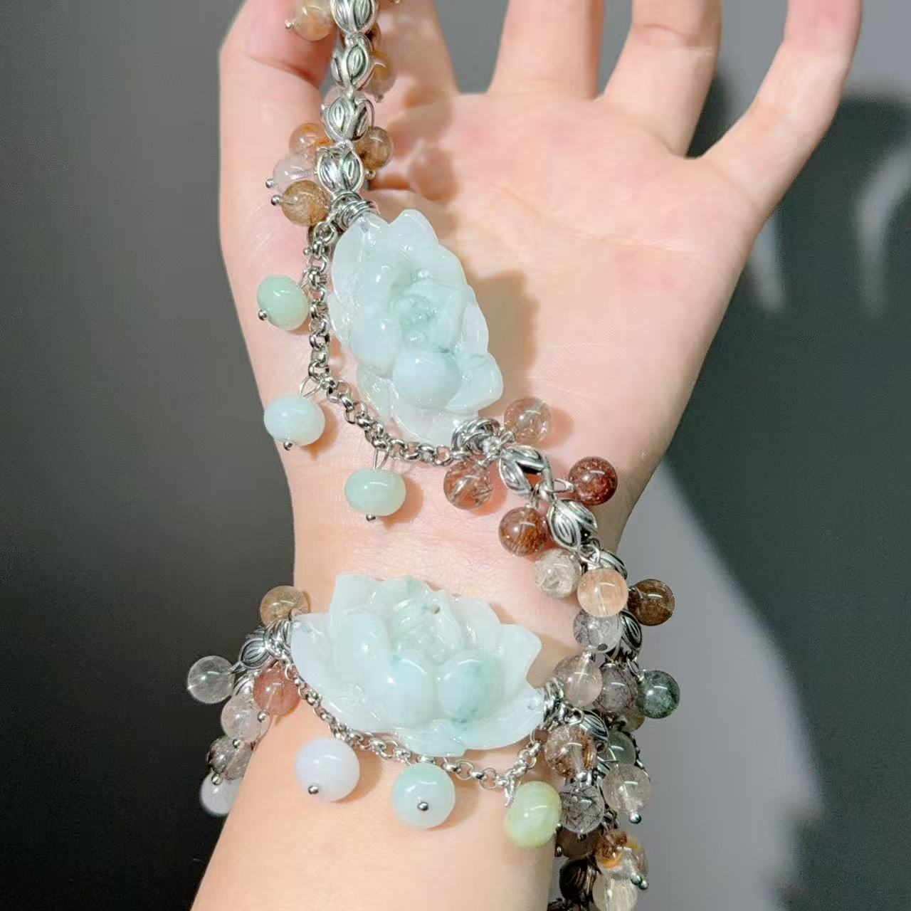 001 Large beads, high quality bracelet.
