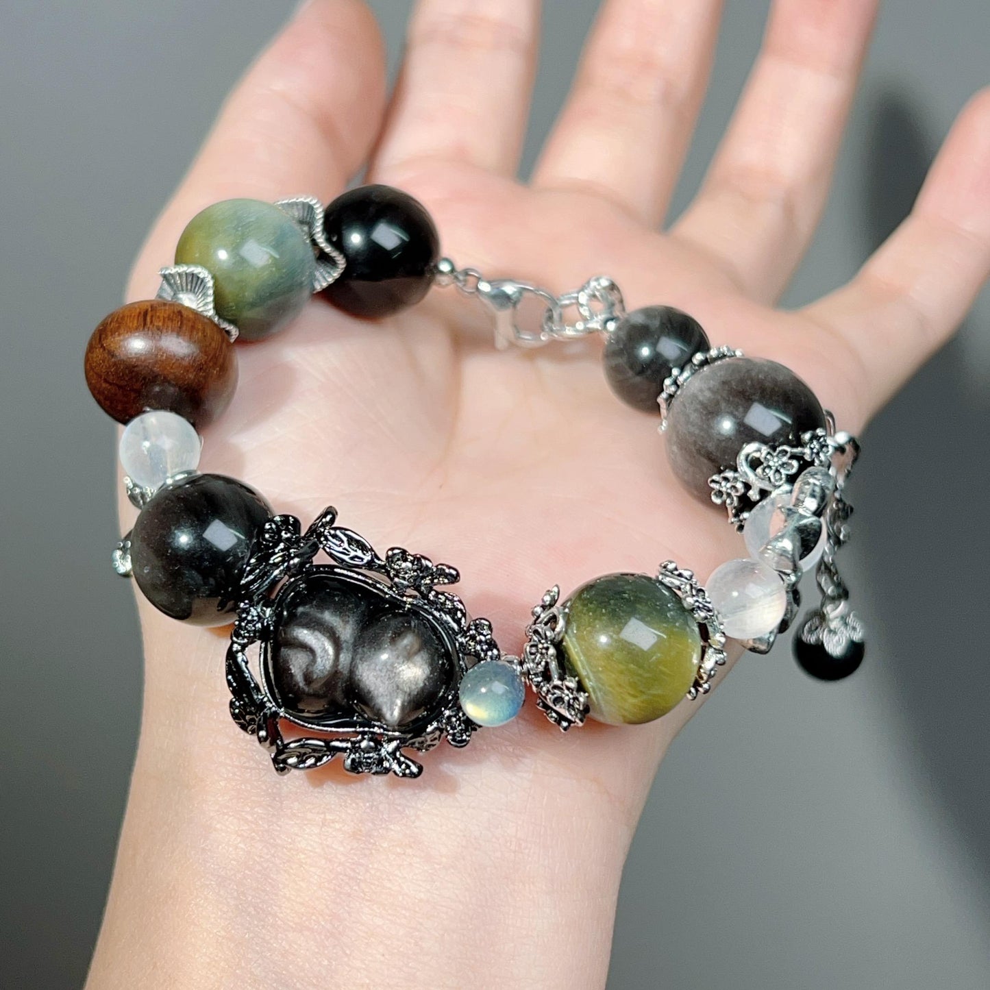 001 Large beads, high quality bracelet.