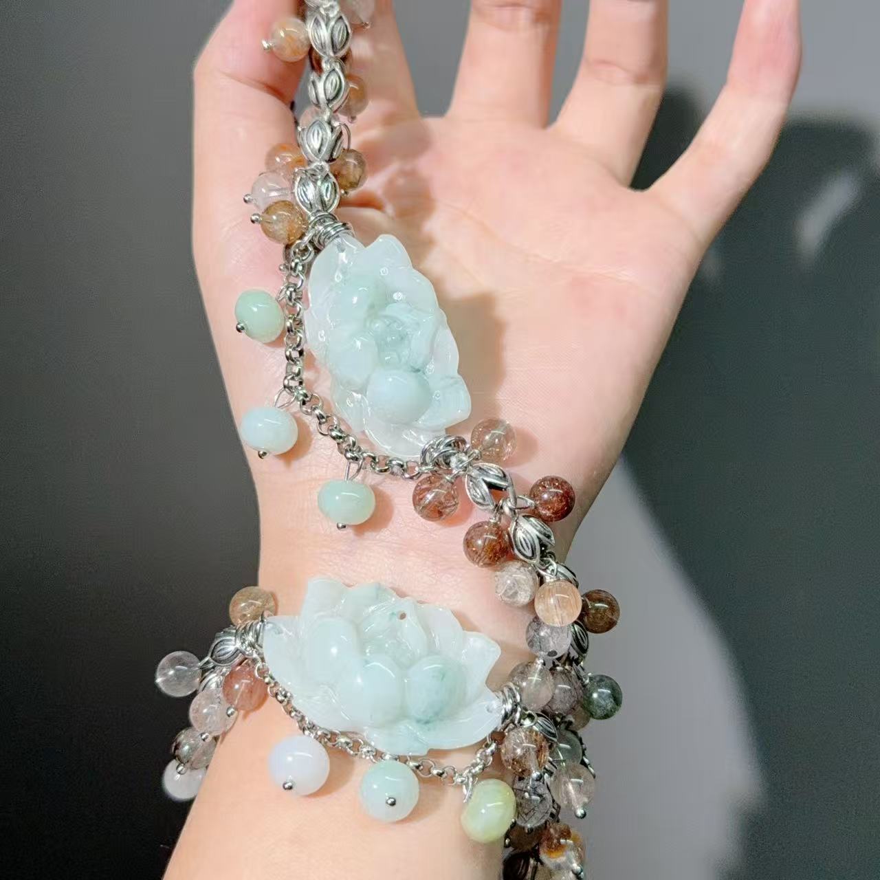 001 Large beads, high quality bracelet.