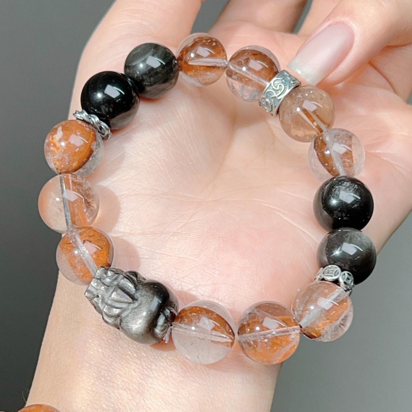 001 Large beads, high quality bracelet.