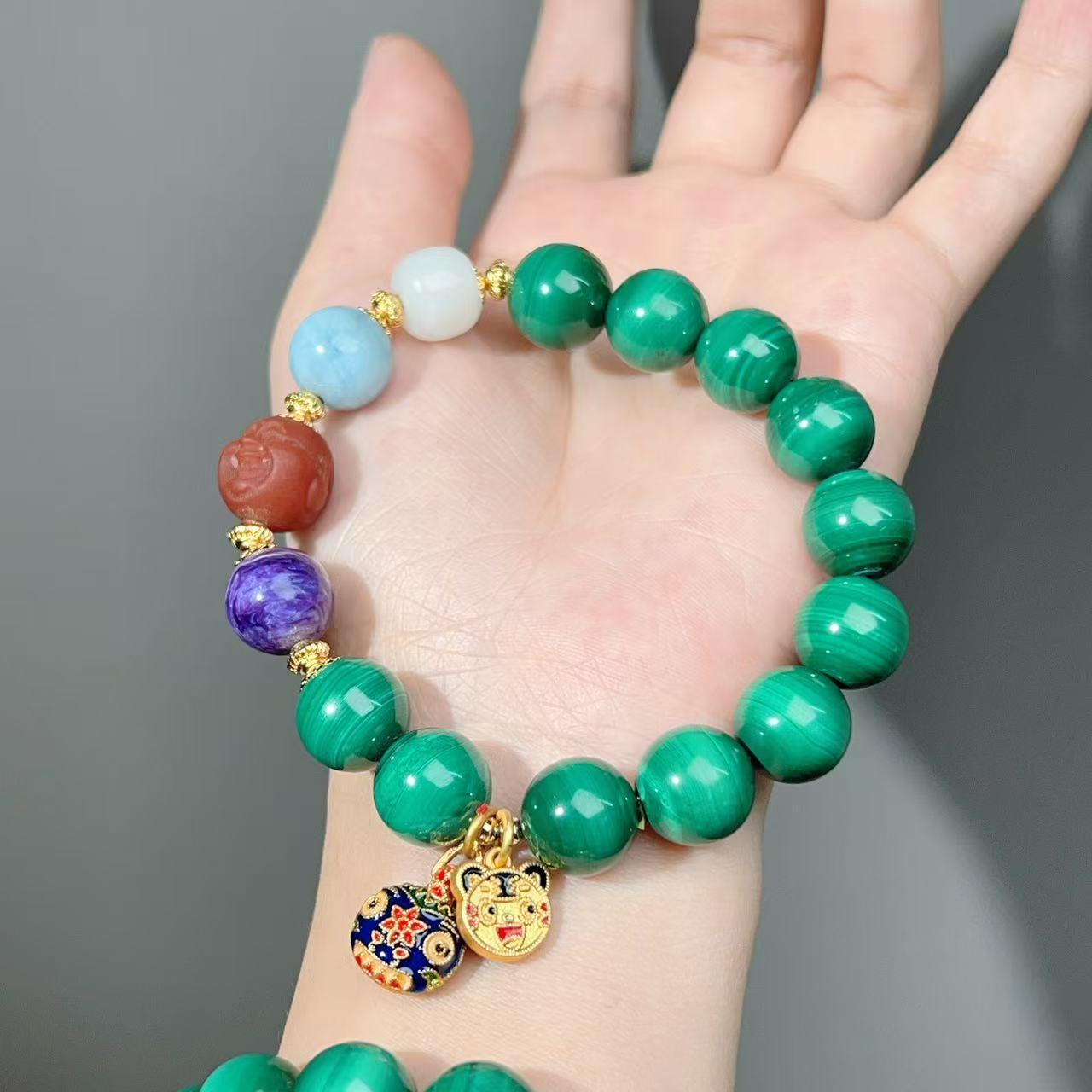 029 Auralite 23 Lepidolite lucky charm bracelet 2025 feng shui energy fashion bracelet