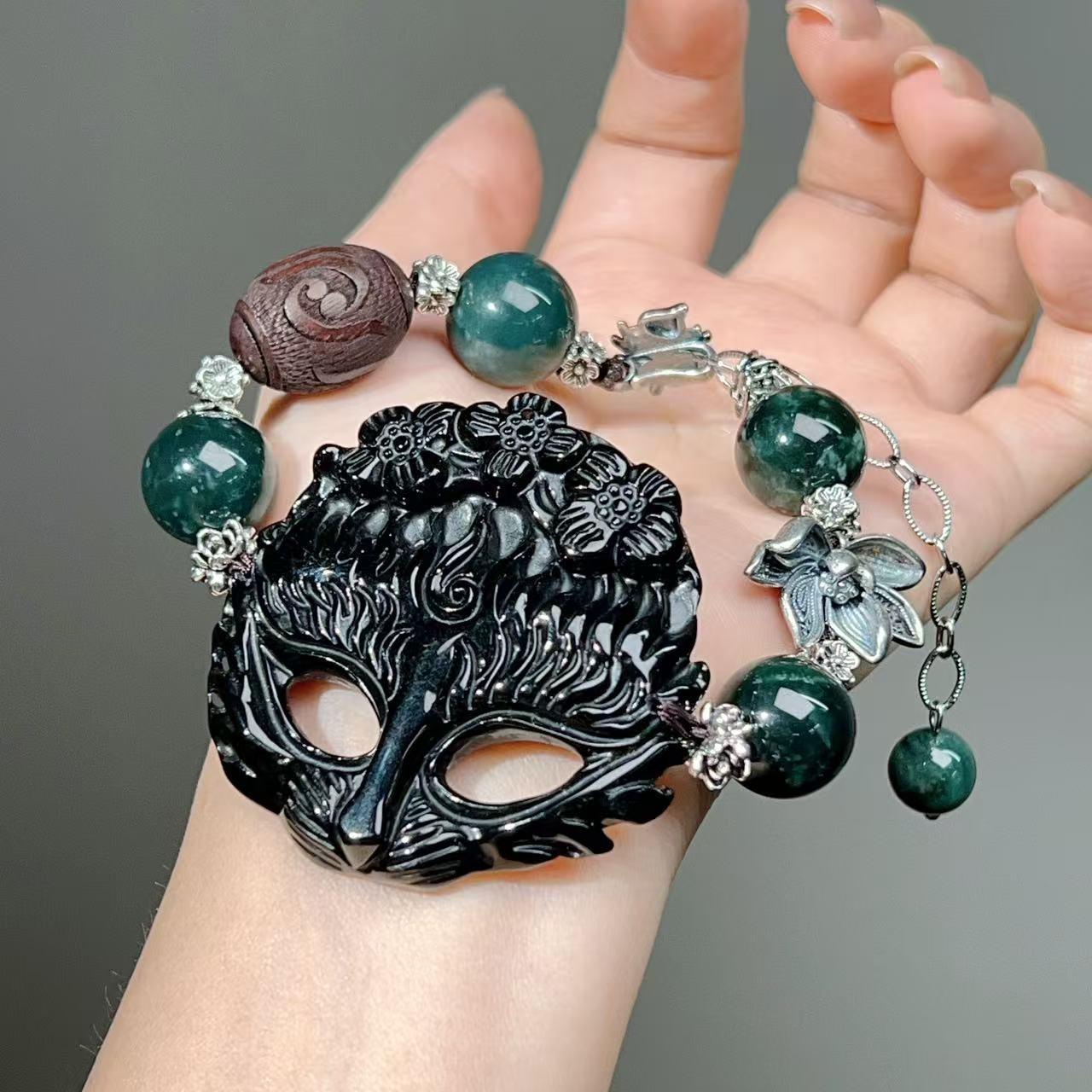 001 Large beads, high quality bracelet.