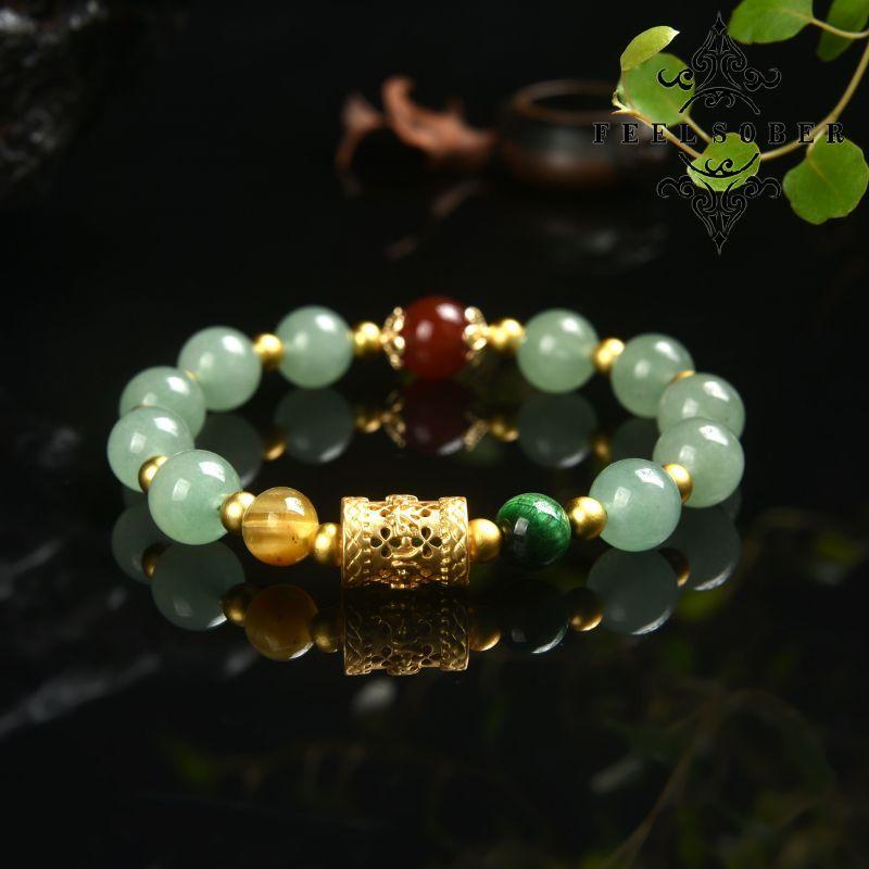 Aventurine Bracelet Aventurine Bead Bracelet shipped within 24 hours