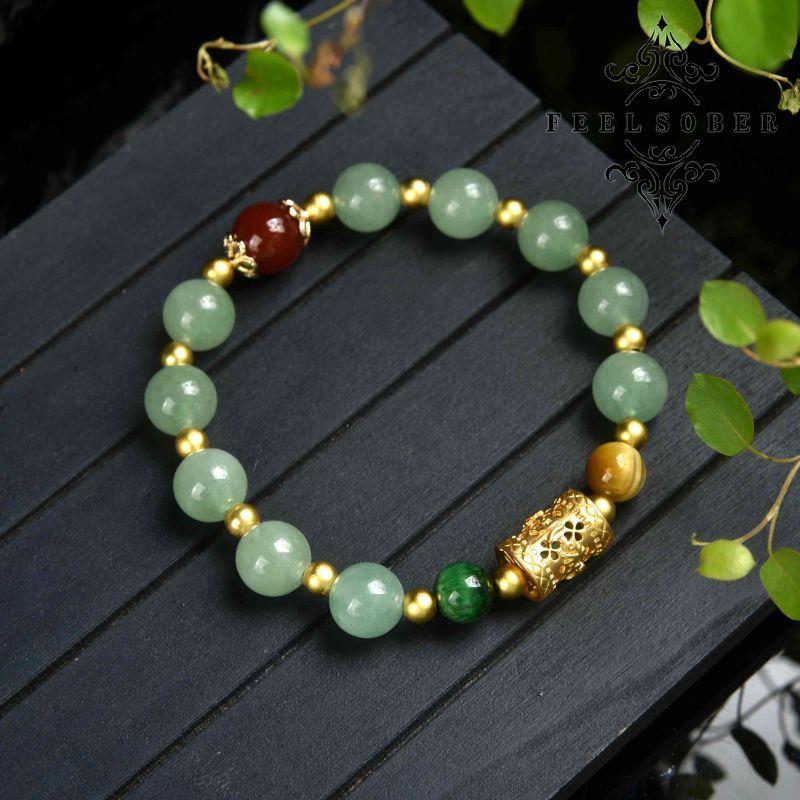 Aventurine Bracelet Aventurine Bead Bracelet shipped within 24 hours