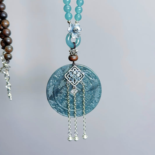 037 jadeite Lucky Charm Pendant2025 Energy High Quality Fashion Jewelry Feng Shui Beads Magnetic Gift