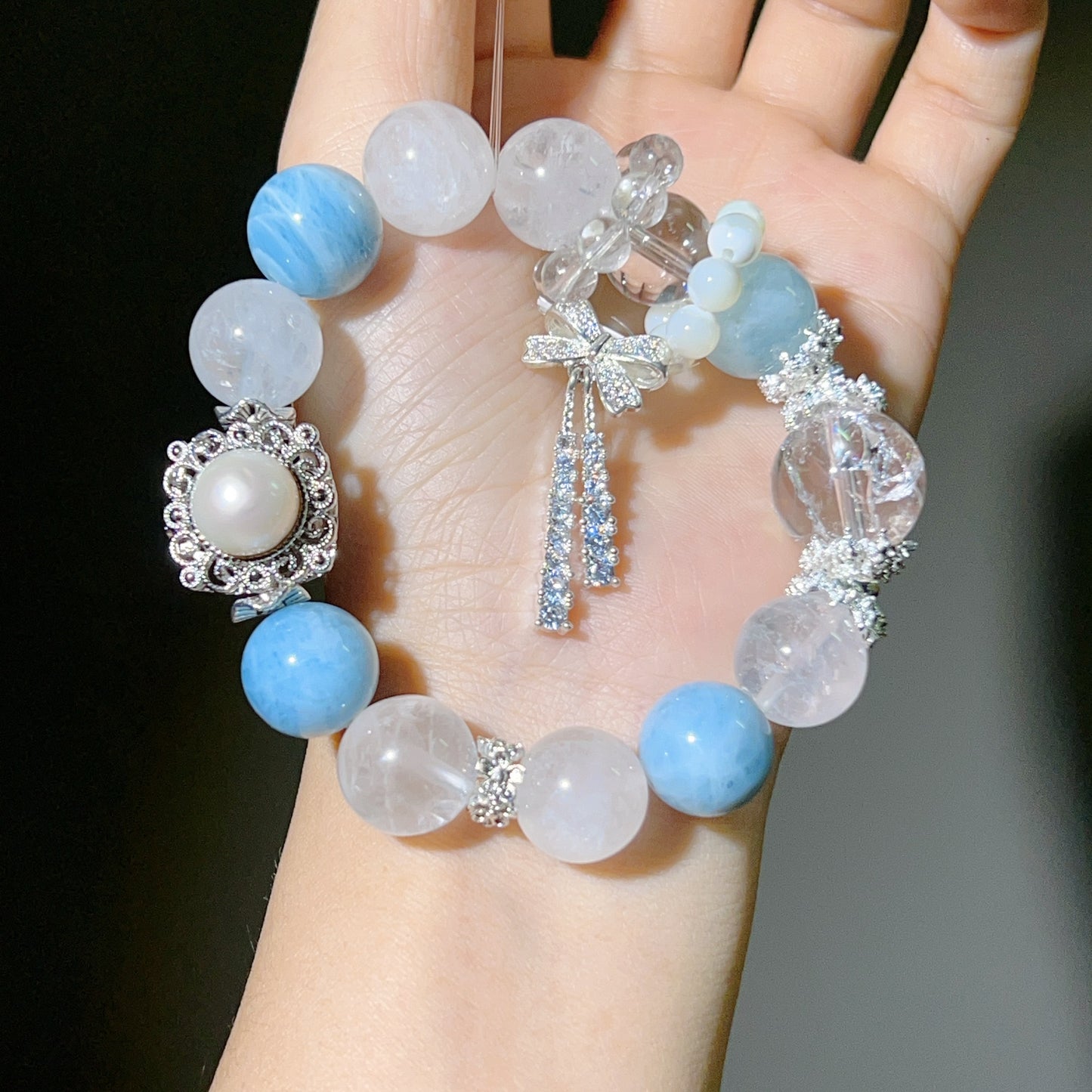 001 New arrival, special price. Large beads, high quality bracelet.