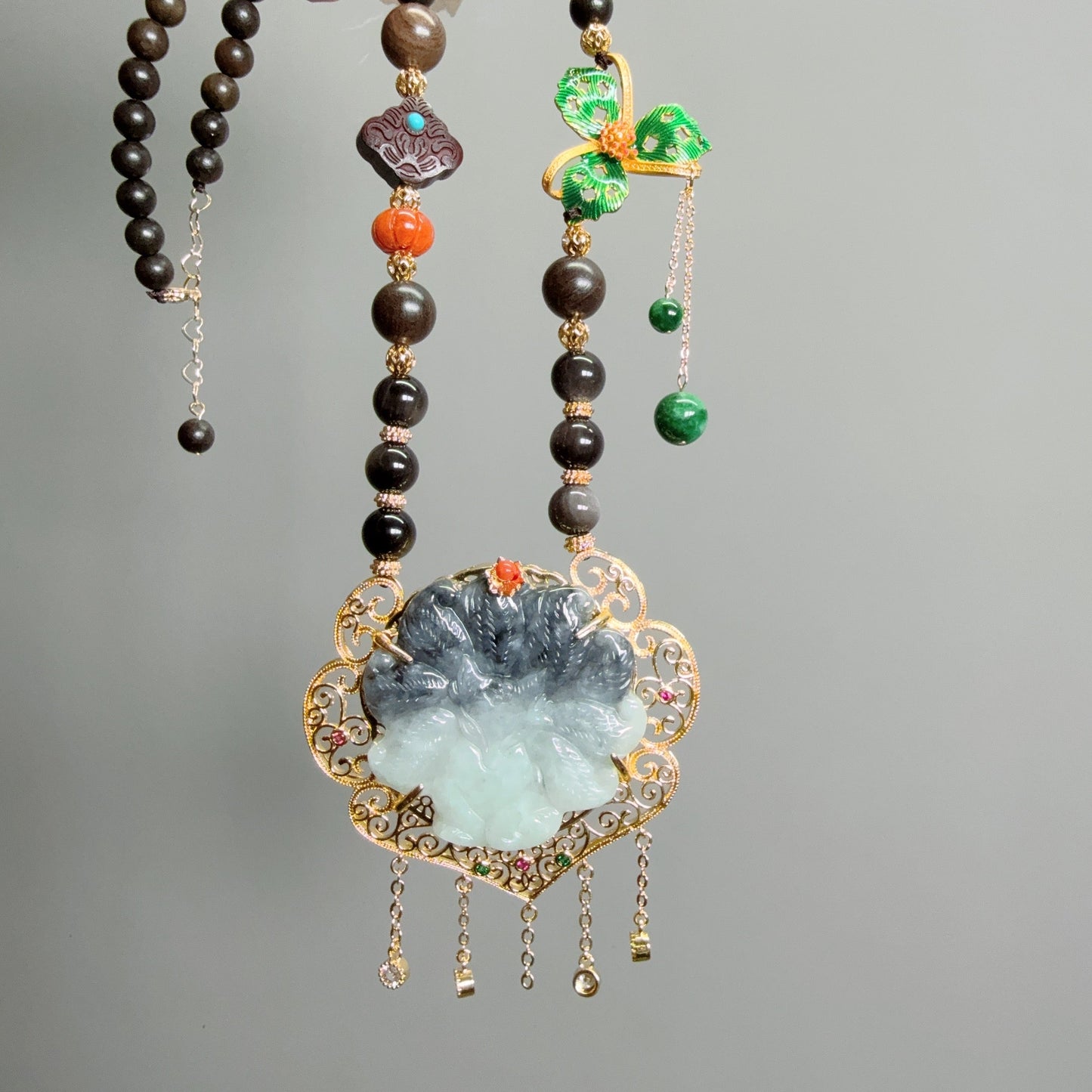 037 jadeite Lucky Charm Pendant2025 Energy High Quality Fashion Jewelry Feng Shui Beads Magnetic Gift