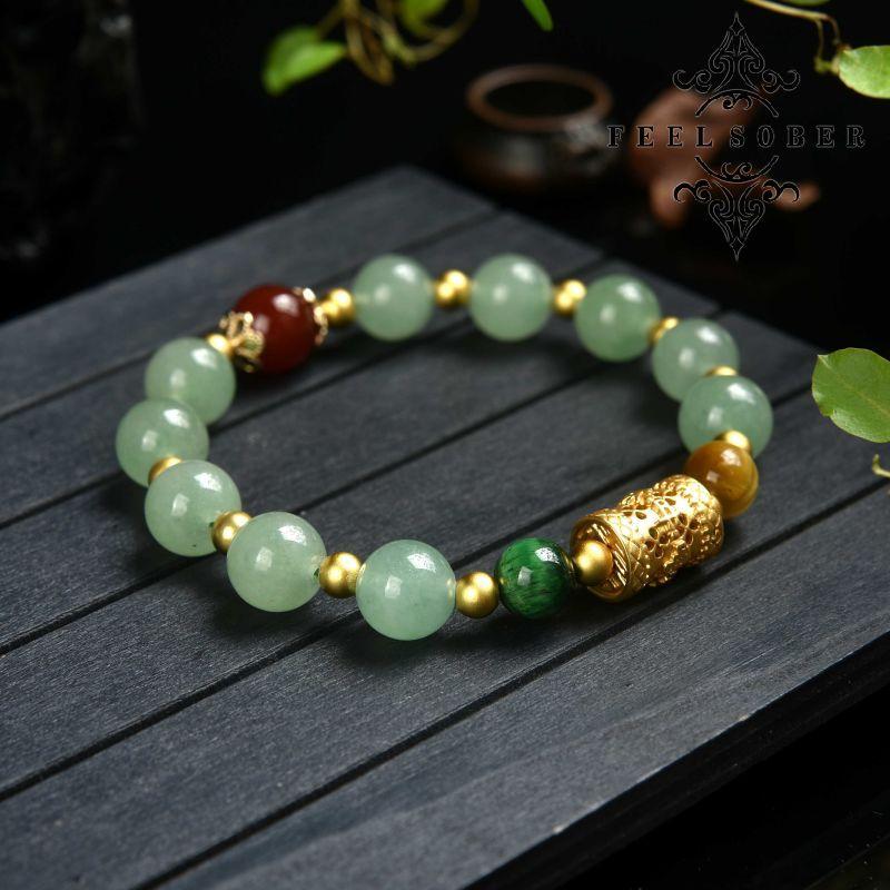 Aventurine Bracelet Aventurine Bead Bracelet shipped within 24 hours