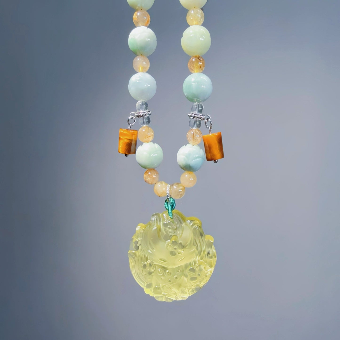 037 jadeite Lucky Charm Pendant2025 Energy High Quality Fashion Jewelry Feng Shui Beads Magnetic Gift