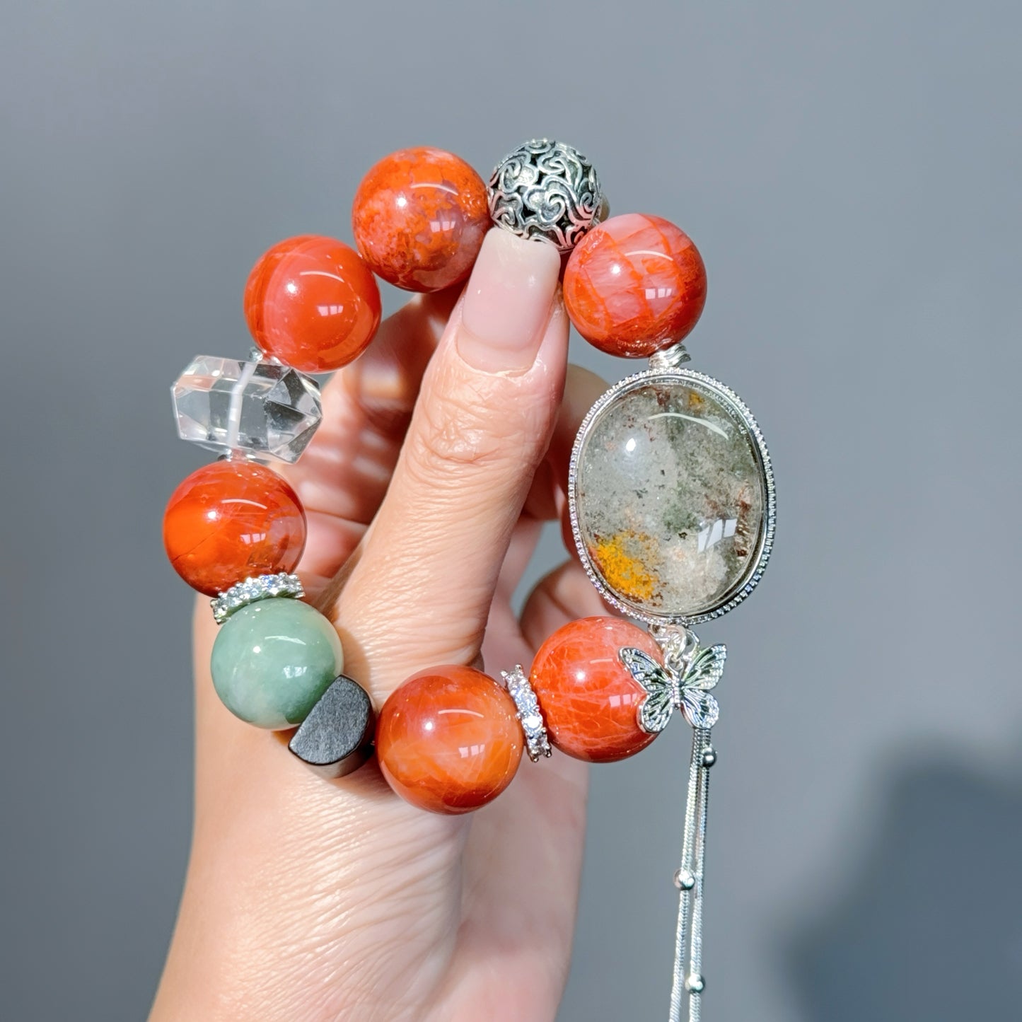 001 Large beads, high quality bracelet.