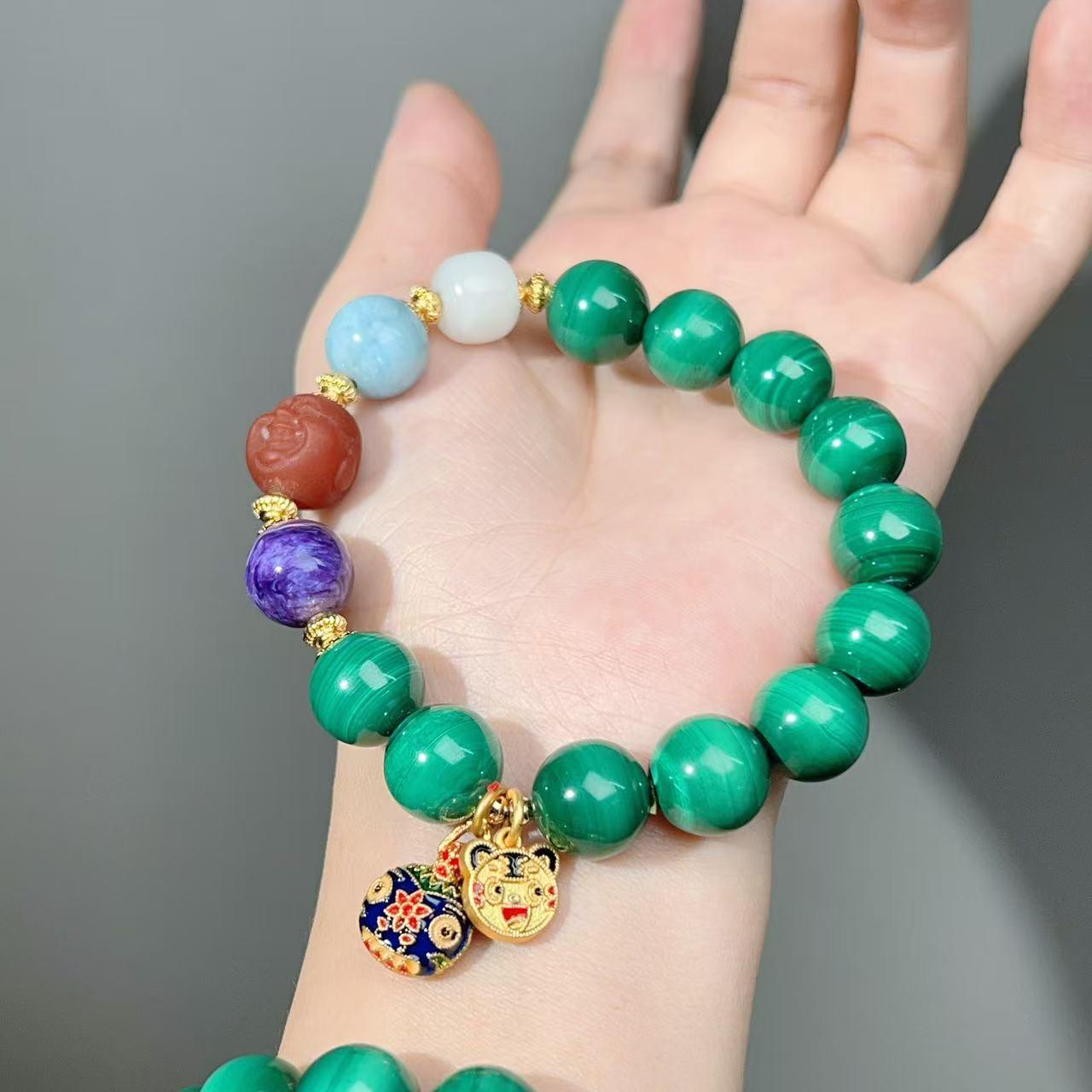 029 Auralite 23 Lepidolite lucky charm bracelet 2025 feng shui energy fashion bracelet