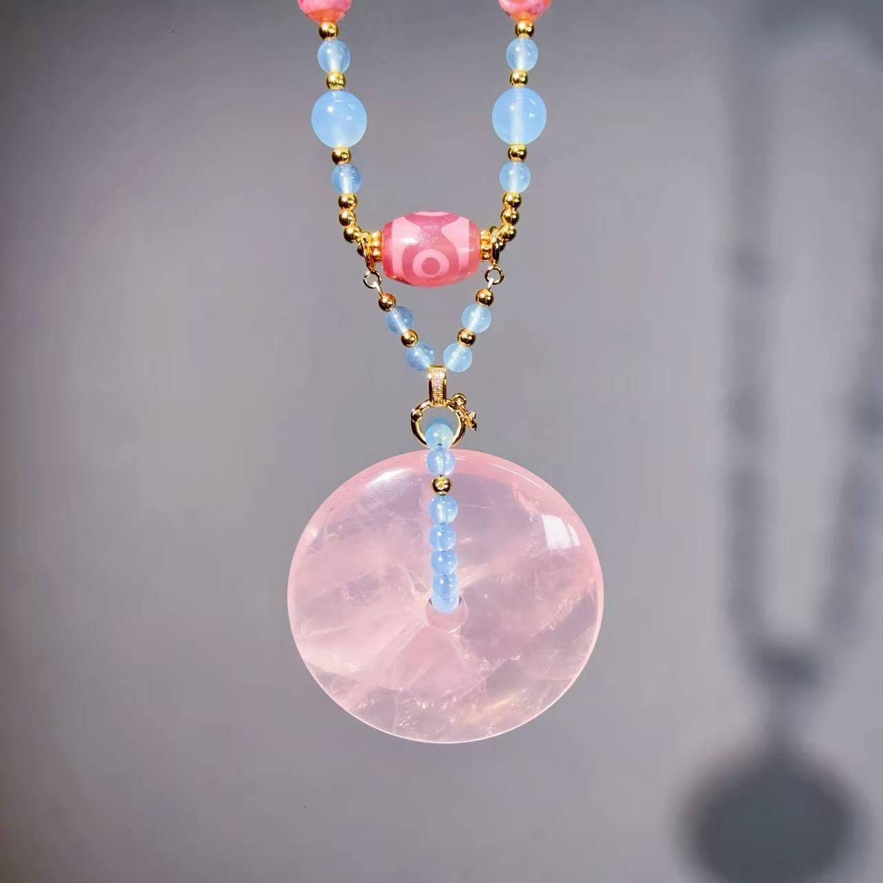 037 jadeite Lucky Charm Pendant2025 Energy High Quality Fashion Jewelry Feng Shui Beads Magnetic Gift