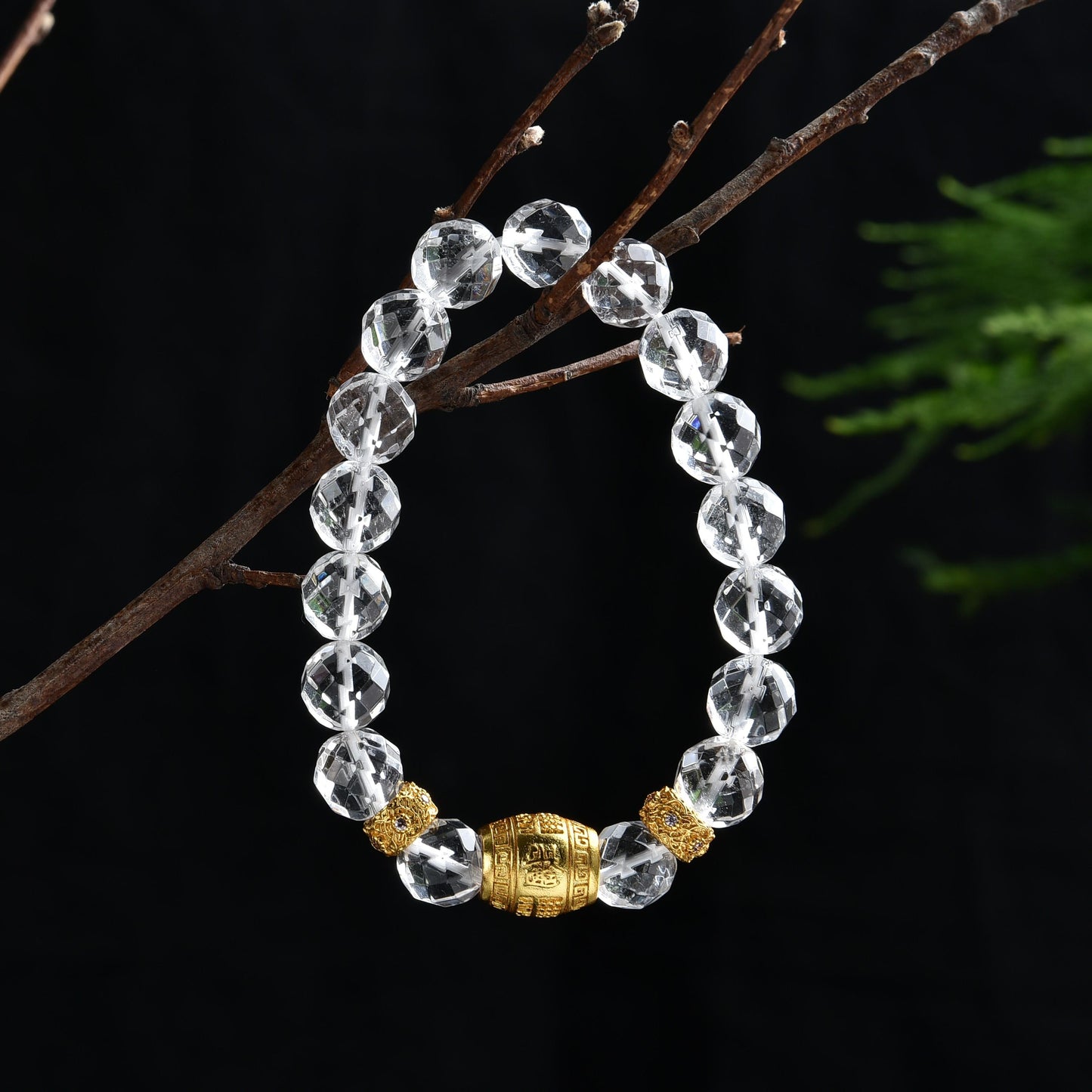 Clear quartz bracelet with certificate. Lucky Charm Bracelet 2024 Fashionable High Quality Energy Bracelet Lucky Bracelet