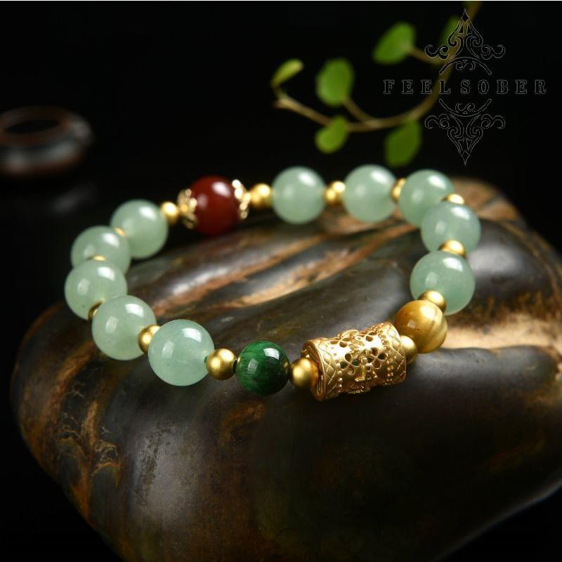 Aventurine Bracelet Aventurine Bead Bracelet shipped within 24 hours