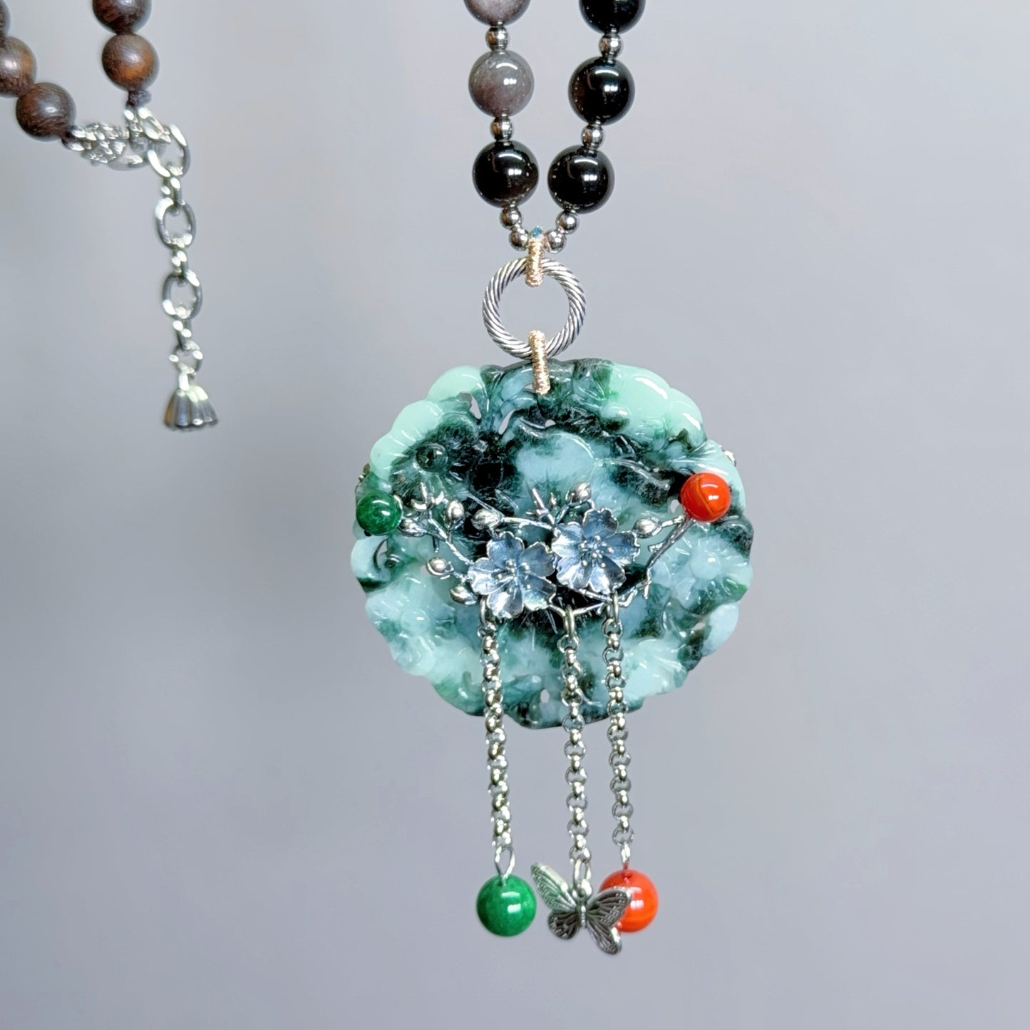 037 jadeite Lucky Charm Pendant2025 Energy High Quality Fashion Jewelry Feng Shui Beads Magnetic Gift