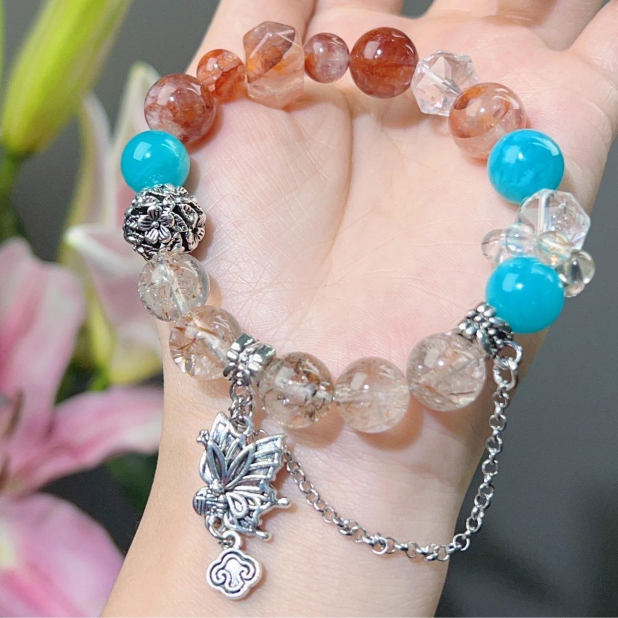 001 New arrival, special price. Large beads, high quality bracelet.