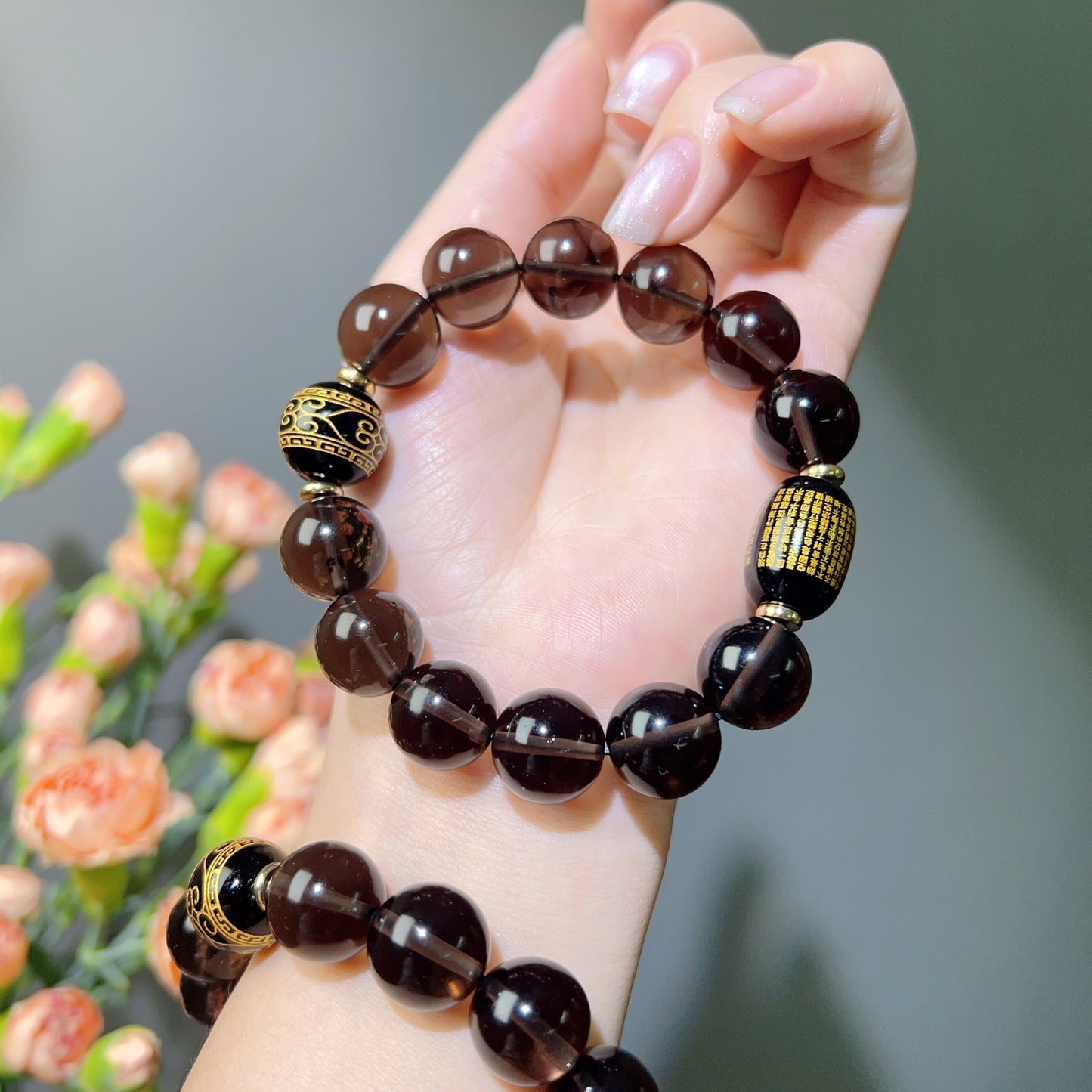 016 Ice Obsidian Cloud Beads Spell Bracelet Lucky Charm Bracelet 2025 Energy High Quality Magnetic Bracelet Beads Bracelet Gift