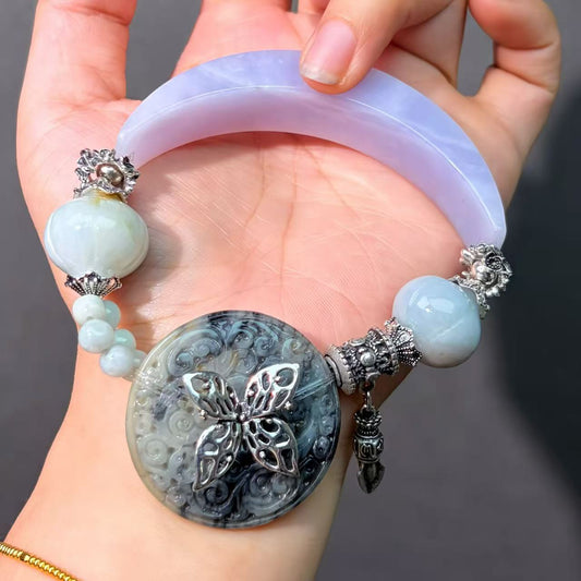 002 jadeite  bracelet lucky DIY bracelet