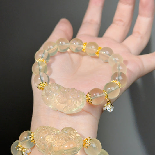 008 Citrine Lucky Charm Bracelet 2025 Energy High Quality Fashion Feng Shui Bracelet Gift Bead Bracelet Jewelry