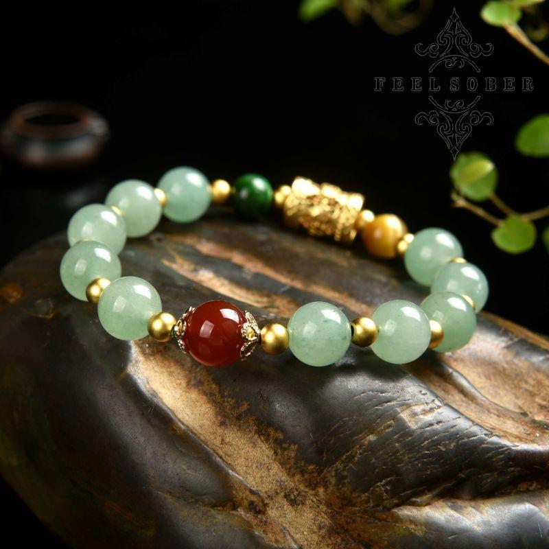 Aventurine Bracelet Aventurine Bead Bracelet shipped within 24 hours