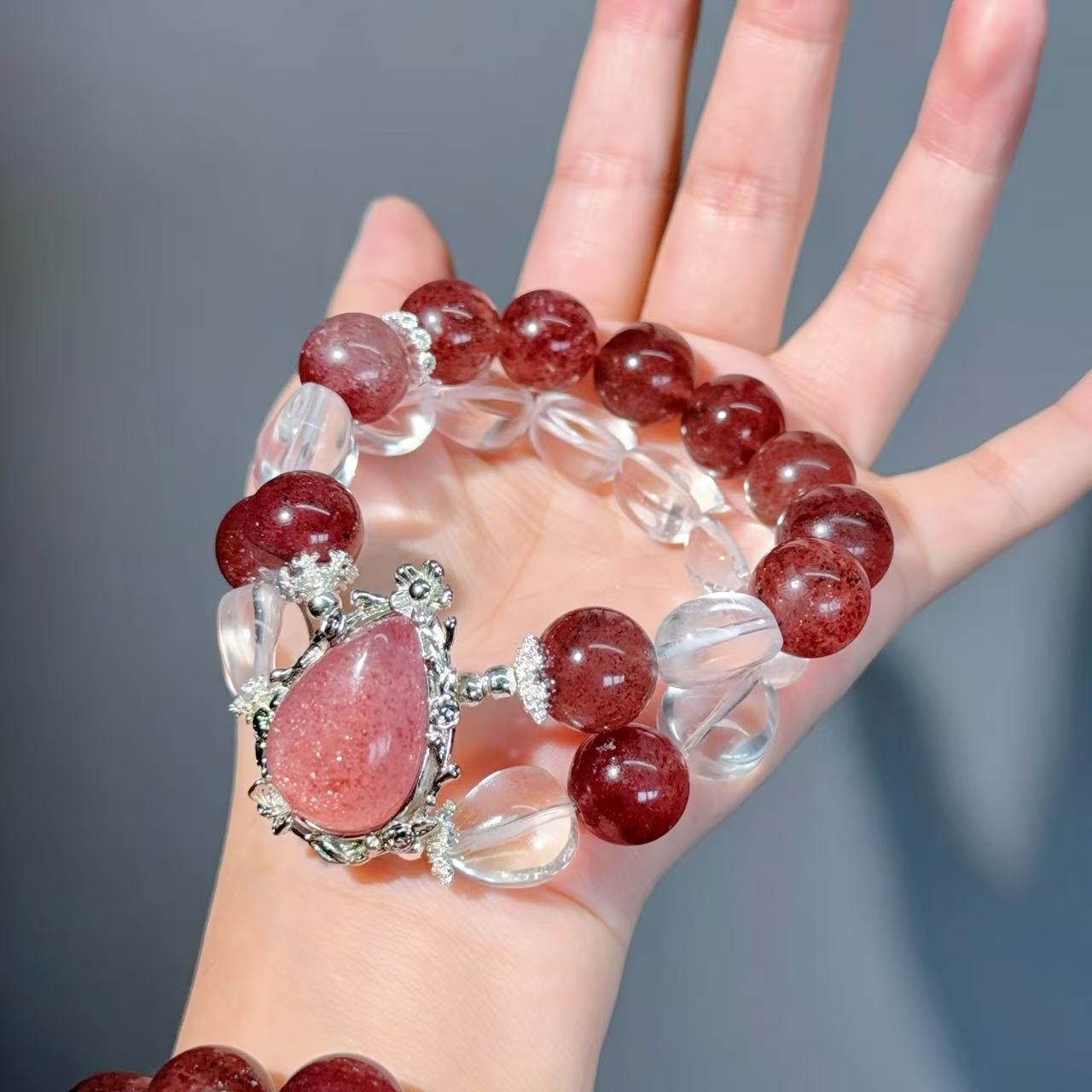 001 Large beads, high quality bracelet.