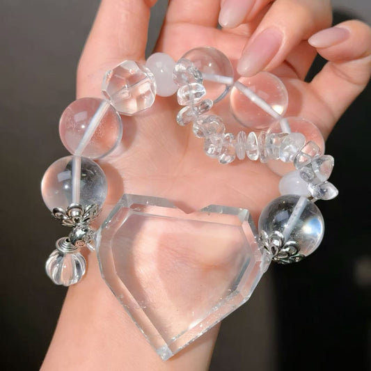 003 Clear Quartz Bracelet 2025 Energy Beads Bracelet Fashion Magnetic Crystal Jewelry Bracelet 2025 Energy Beads Bracelet Fashion Magnetic Crystal Jewelry