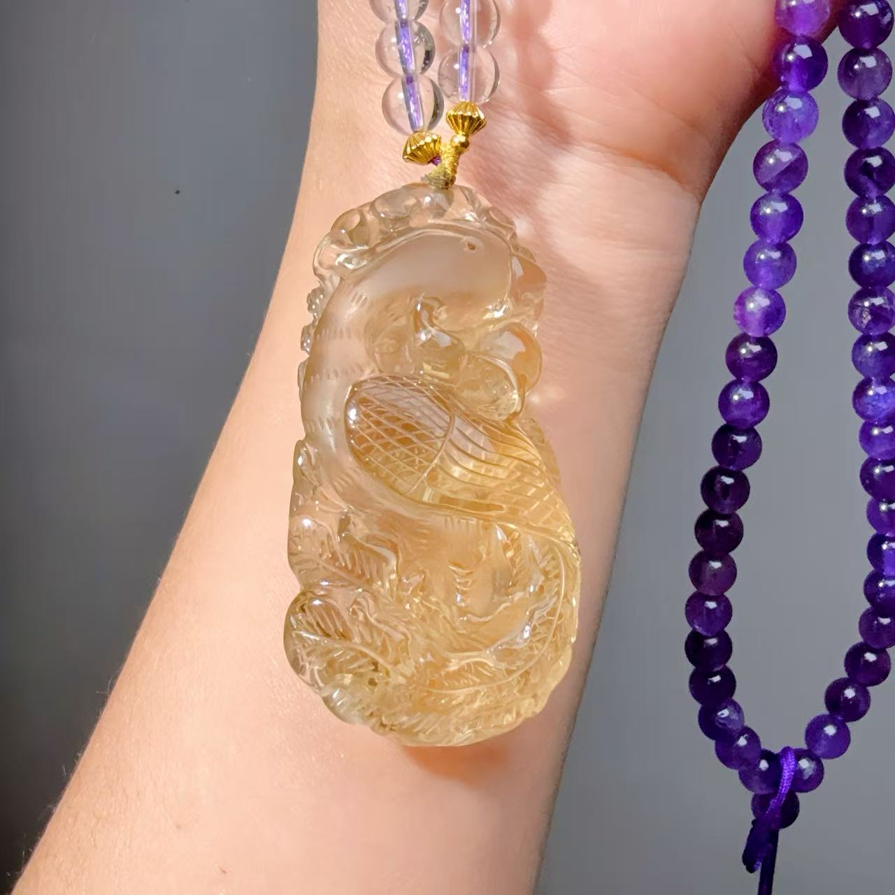 037 jadeite Lucky Charm Pendant2025 Energy High Quality Fashion Jewelry Feng Shui Beads Magnetic Gift