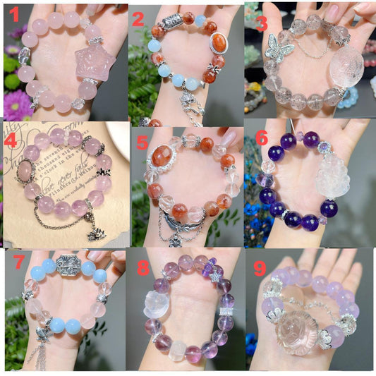 001 New arrival, special price. Large beads, high quality bracelet.