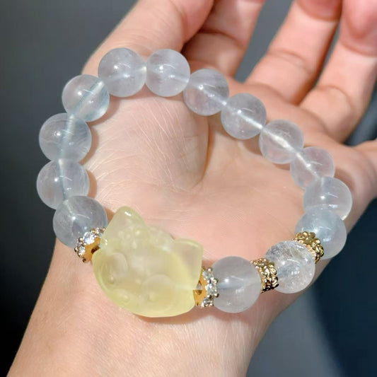 058 Rhodonite Hematoid Q High Quality Fashion Jewelry Feng Shui Bead Bracelet Gift