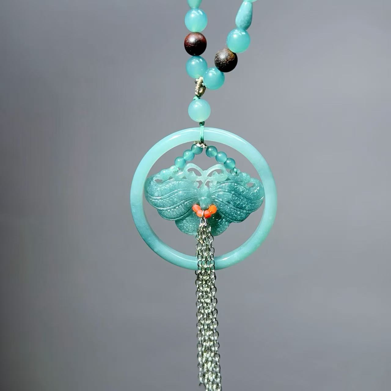 037 jadeite Lucky Charm Pendant2025 Energy High Quality Fashion Jewelry Feng Shui Beads Magnetic Gift