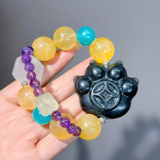 008 Fluorite Serpentine Amazonite High Quality Fashion  Bracelet Gift Bead Bracelet Jewelry