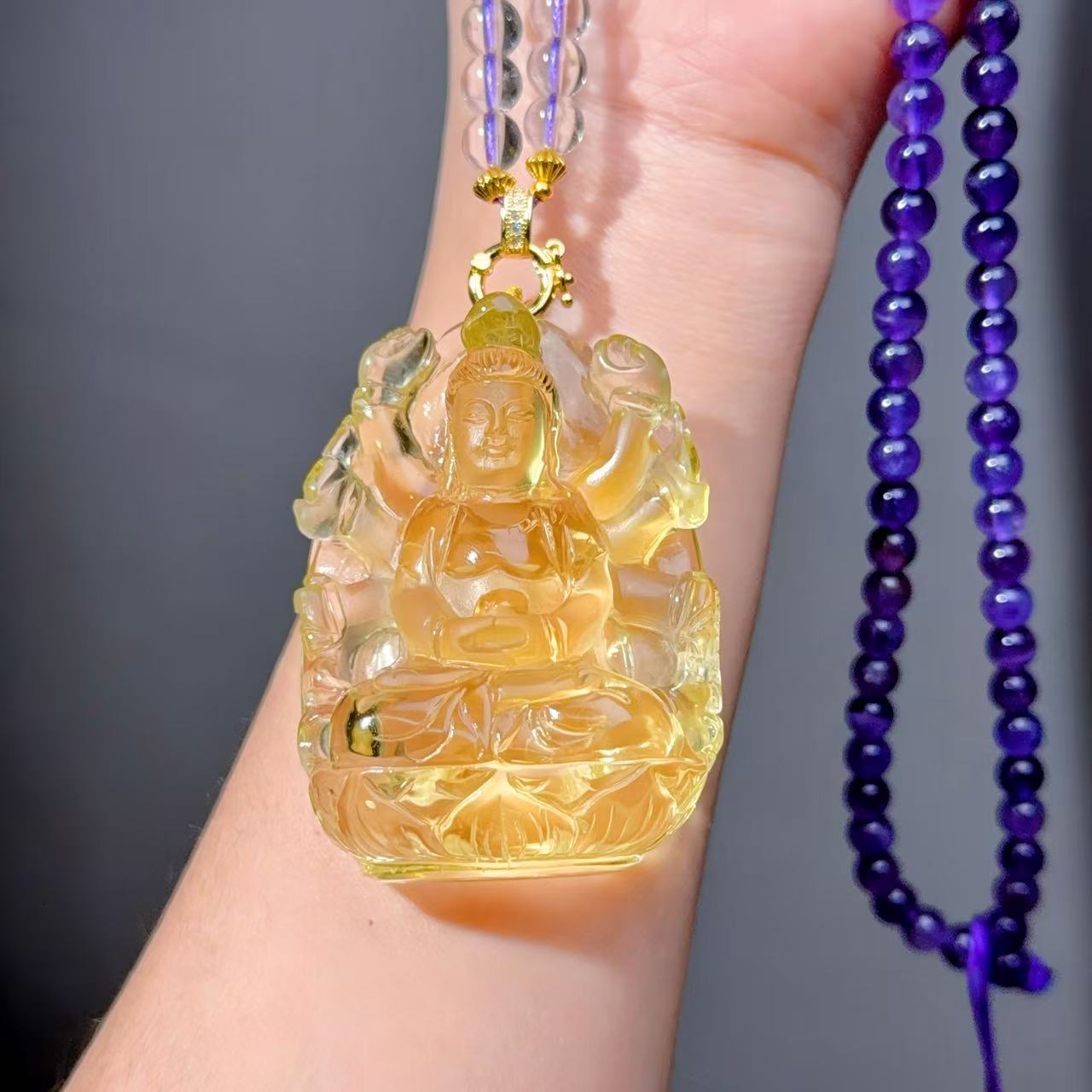 037 jadeite Lucky Charm Pendant2025 Energy High Quality Fashion Jewelry Feng Shui Beads Magnetic Gift