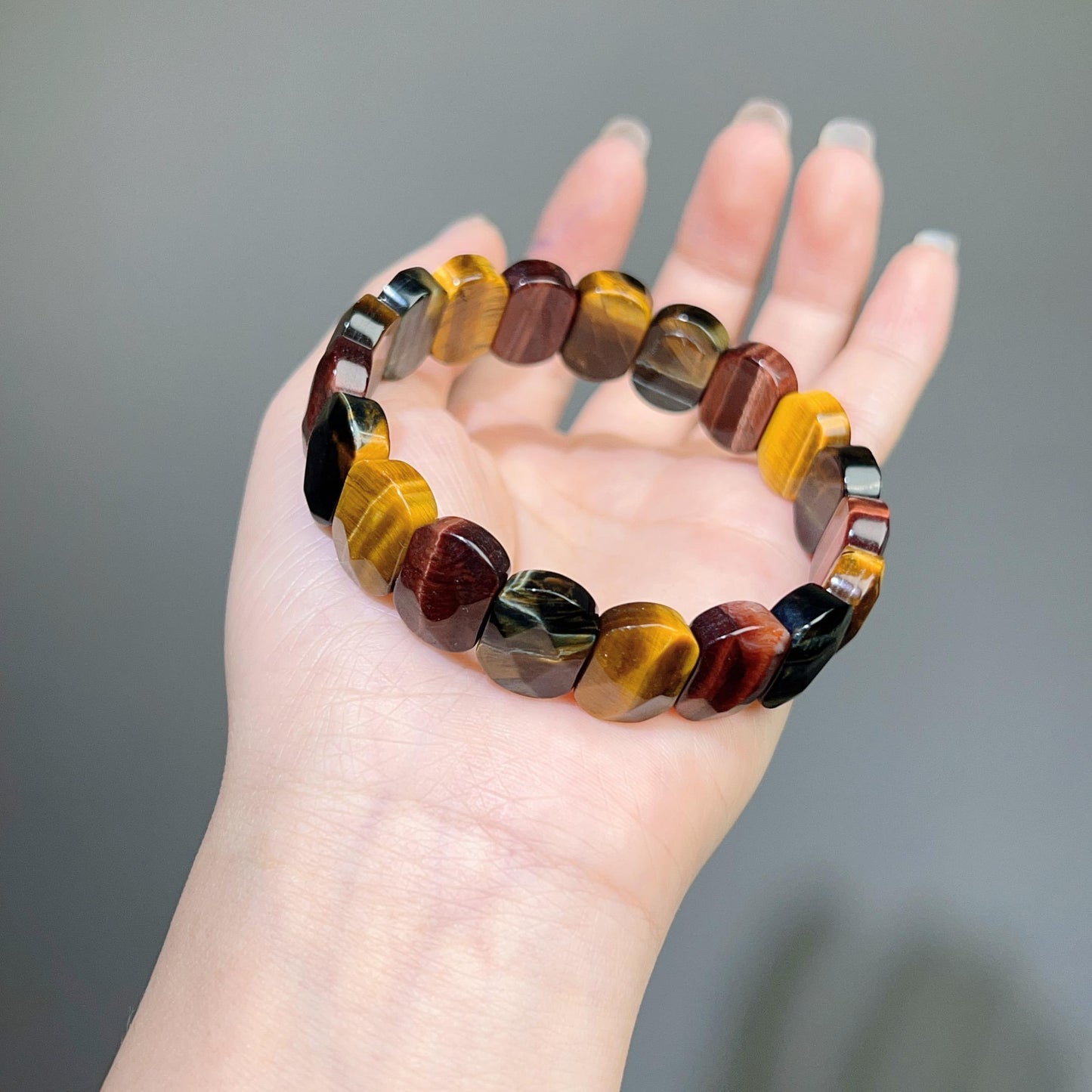 003 Natural High Quality Bracelet Energy Crystal Lapis Lazuli Tiger Eye Stone Bracelet Lucky Charm Bracelet 2025 Energy Feng Shui Bracelet