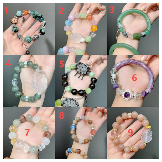 001 Large beads, high quality bracelet.